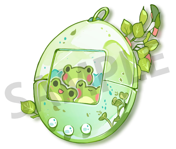 Précommande - Sticker Grenouilles Tamagotchi