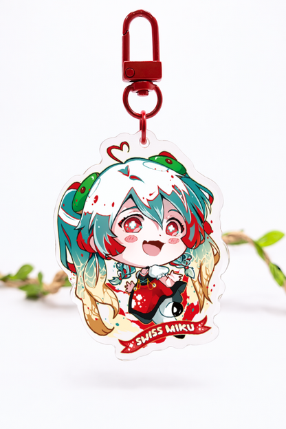 Précommande – Porte-clés Swiss Miku