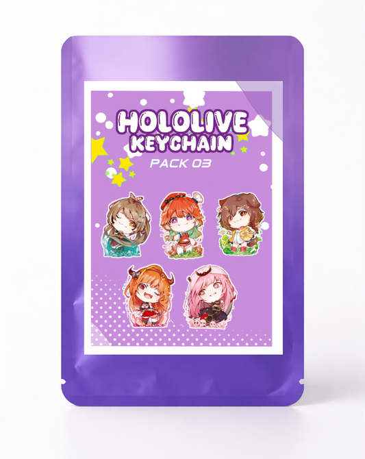 Précommande - GASHA Mystery Keychain Hololive PACK 03