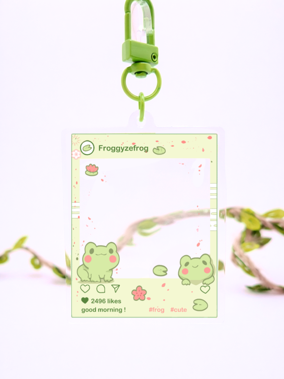 Porte-clés Insta Grenouille
