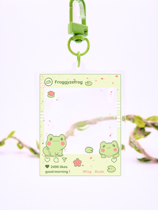 Porte-clés Insta Grenouille