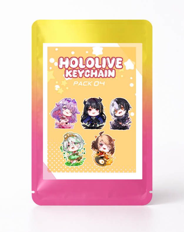 Précommande - GASHA Mystery Keychain Hololive PACK 04