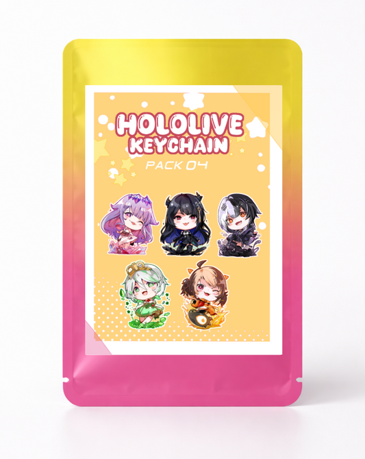 Précommande - GASHA Mystery Keychain Hololive PACK 04