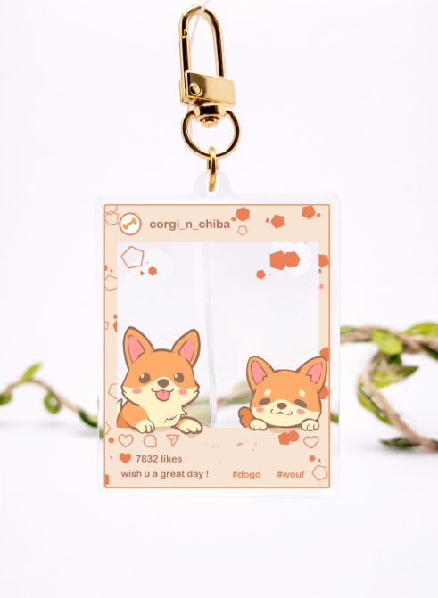 Porte-clés Insta Corgi