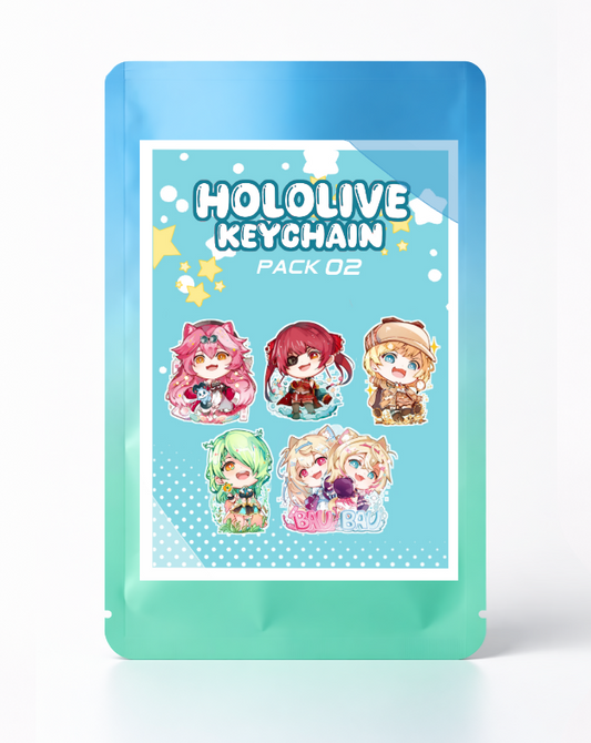 Précommande - GASHA Mystery Keychain Hololive PACK 02