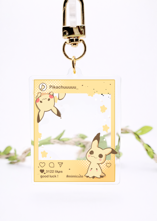 Porte-clés Insta Pikachu Mimiqui