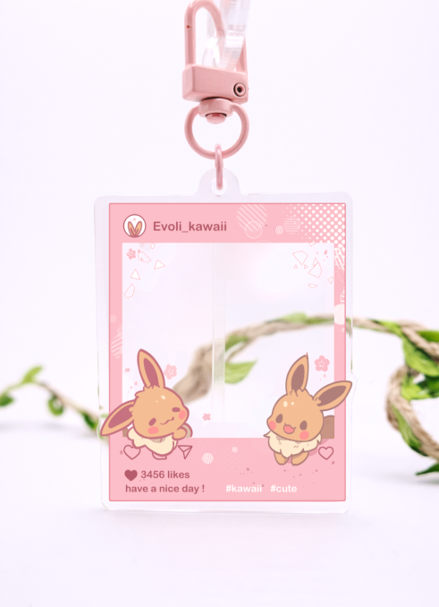 Porte-clés Insta Evoli Pokemon