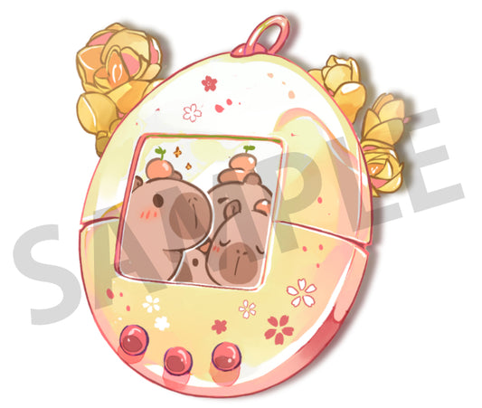 Précommande - Sticker Capybaras Tamagotchi