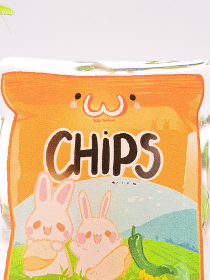 Précommande – Pin's Acrylic "Chips Parpika"