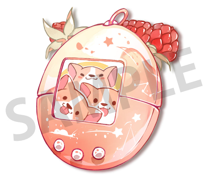 Précommande - Sticker Corgis Tamagotchi