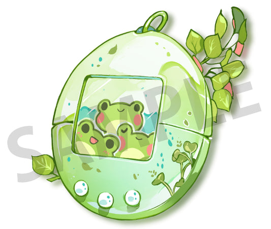 Précommande - Sticker Grenouilles Tamagotchi