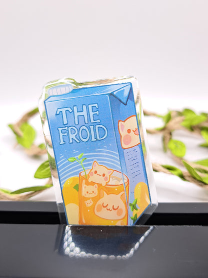 Précommande – Pin's Acrylic "Thé froid Citron"